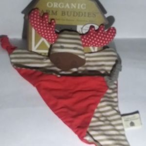 Organic farm buddies. Baby rattle